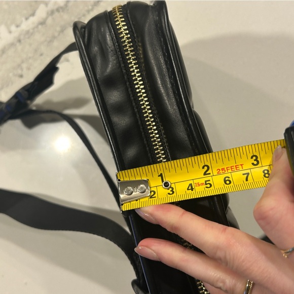 Amanda Uprichard Black Quilted Belt Bag Crossbody Purse - Picture 13 of 13